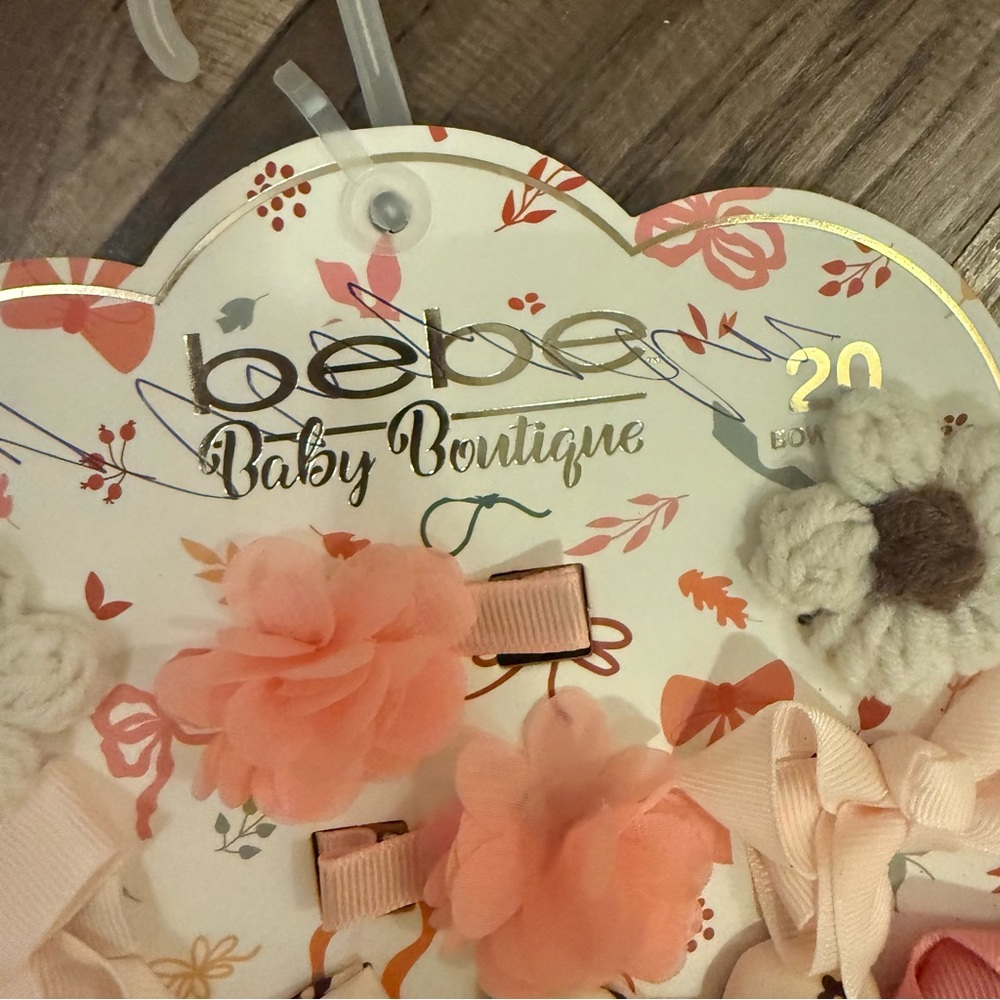 bebe Multicolor Hair Bow Set - Picture 3 of 6